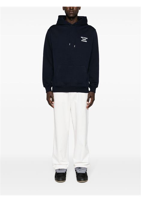 Felpa le hoodie slogan  in blu Drole de monsieur - uomo DROLE DE MONSIEUR | PERMHO162CO127NY